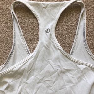 White Lululemon Tank